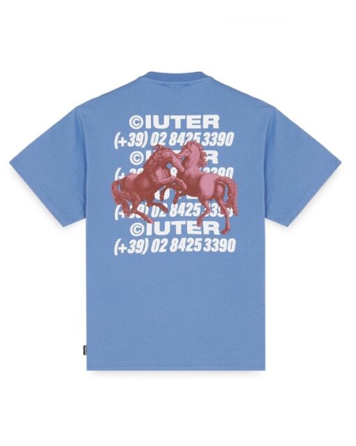 Iuter Horses T-shirt Blue